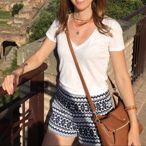 Blue patterned shorts. Super cute! Great condition!